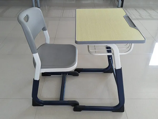 Adjustable height school desk