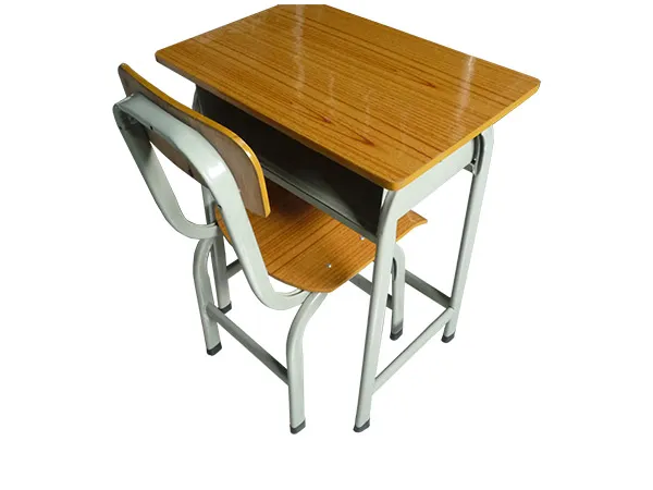 Old school desk with chair