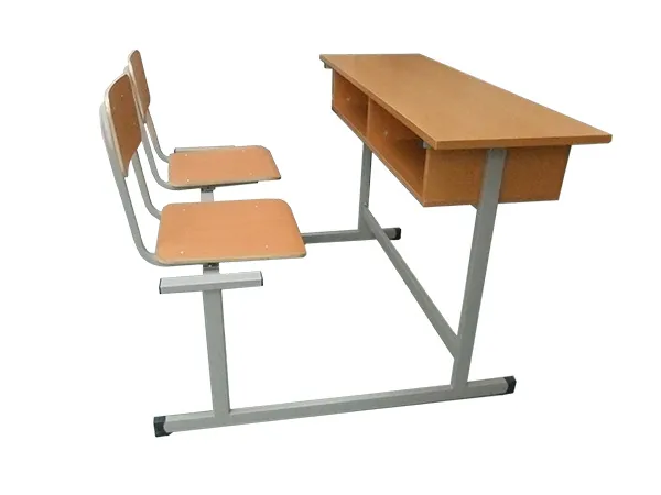 STUDENT DESK WITH ATTACHED CHAIR