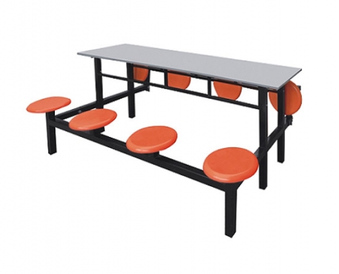 Eight-person Stainless Steel Dining Table