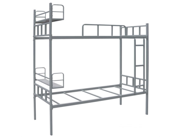 سرير بطابقين ثقيل قوي مع خزانة فولاذية