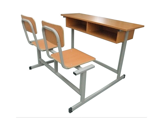 Student Desk with Attached Chair