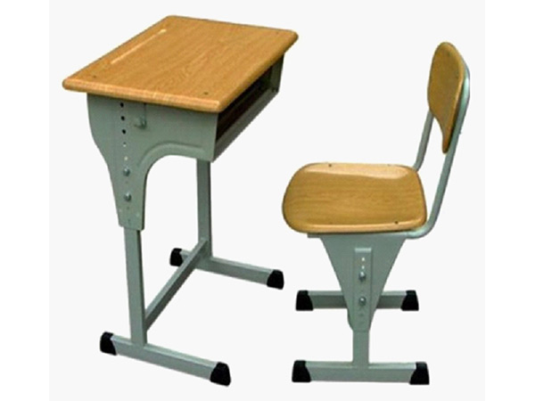 old school desk with chair